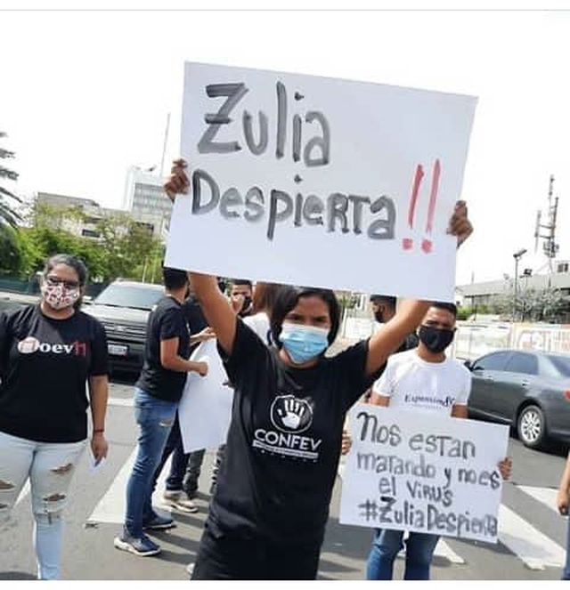 Zulia | Jóvenes tomaron las calles en protesta por la situación del país