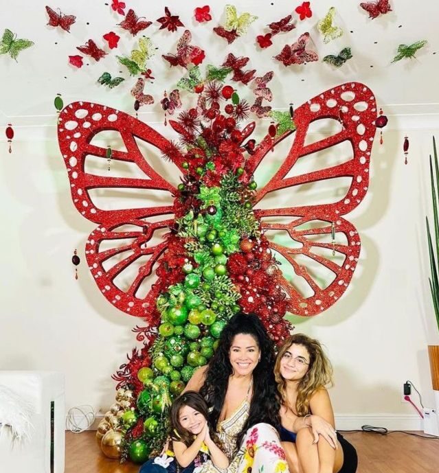 Así espera la navidad Carolina Sandoval
