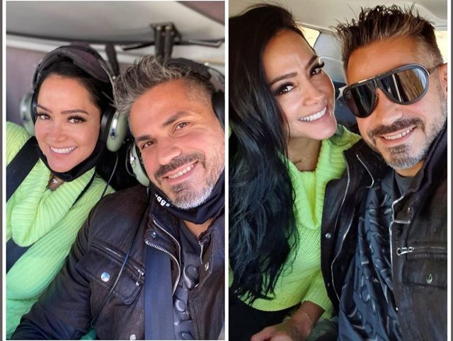 Recién casados Norky Batista y Alex Goncalves de luna de miel