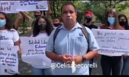 Estudiantes del Pedagógico de Maracay escenificaron nuevas protestas