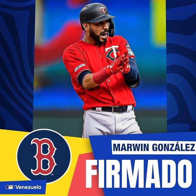 Marwin González se fue con los «Medias Rojas de Boston»