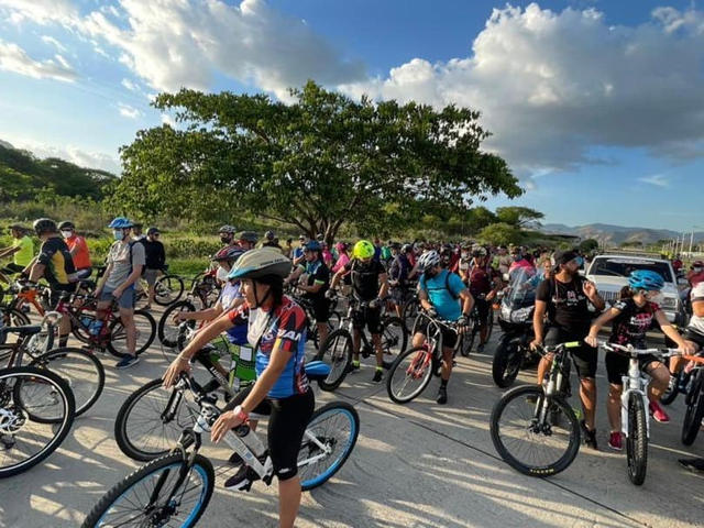 Así fue la I Bicicletada en honor a José Gregorio Hernández