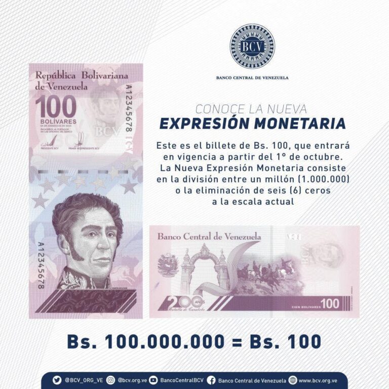 Entérate | Banco Central de Venezuela anunció nueva reconversión