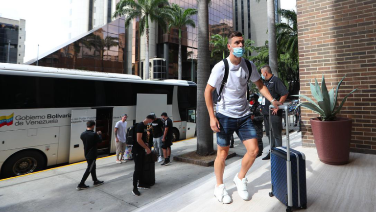 Selección Argentina ya está en Caracas para enfrentar a la Vinotinto