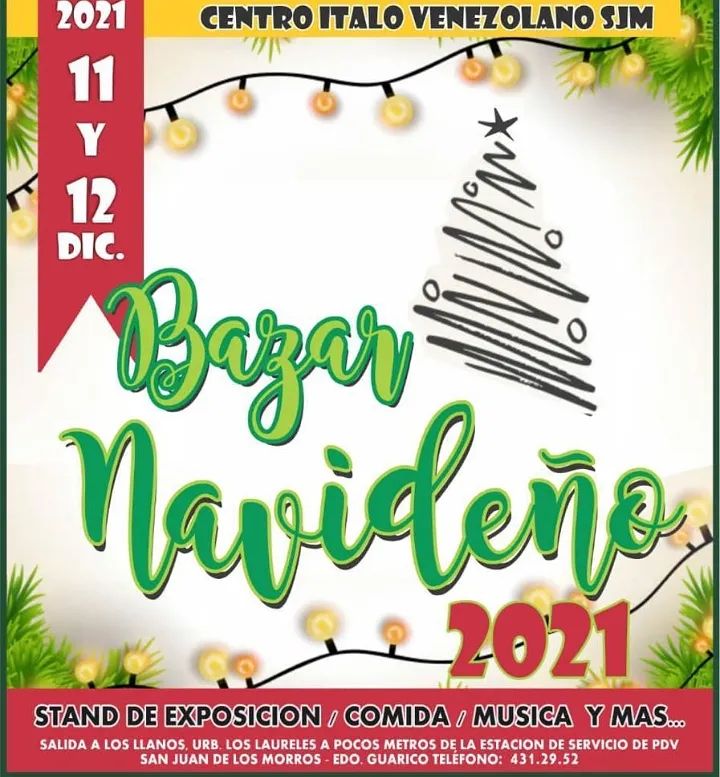 Participa| Bazar navideño en San Juan de los Morros