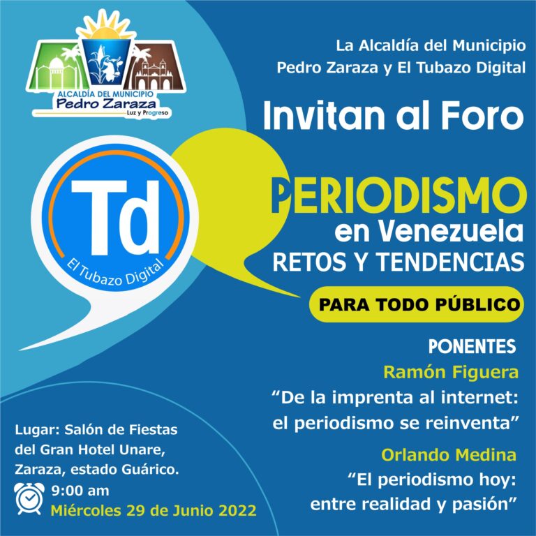 EN ZARAZA / Dictan foro “Periodismo en Venezuela: retos y tendencias”