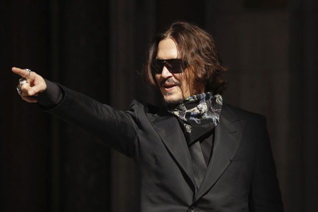 GANÓ LA JUSTICIA/Johnny Depp vence en juicio