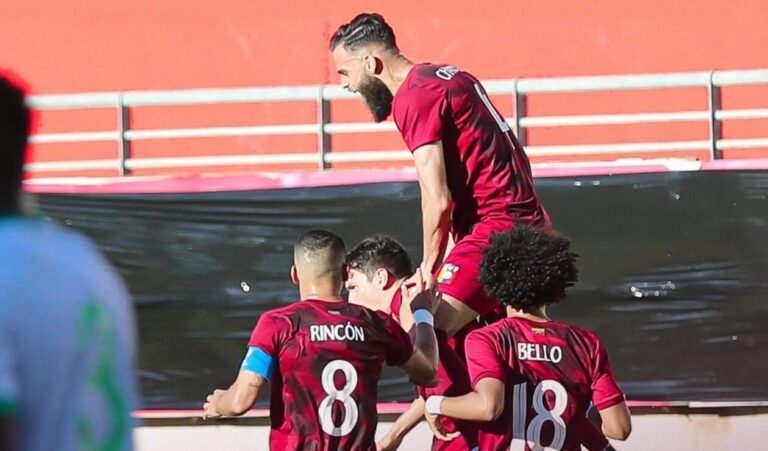 La Vinotinto logra contundente victoria ante Arabia Saudí