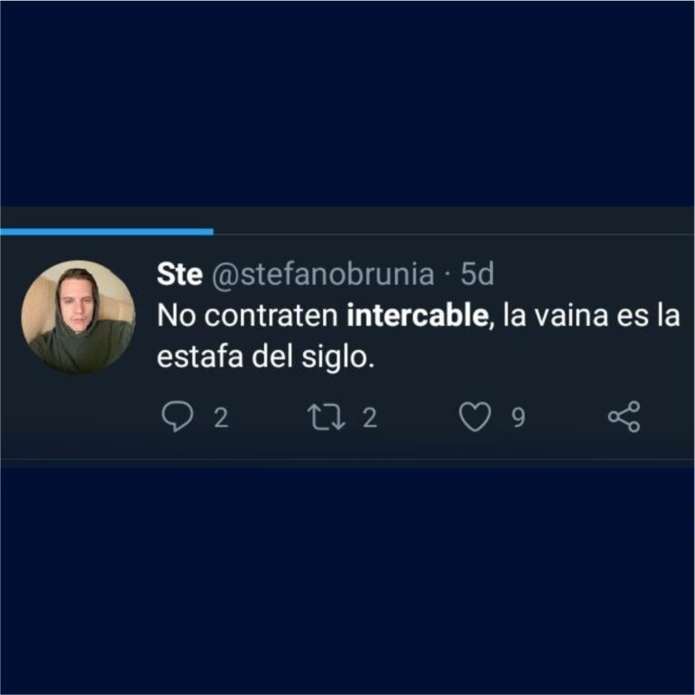 Sector Las Palmas/Usuarios de Intercable denuncian fallas en el servicio