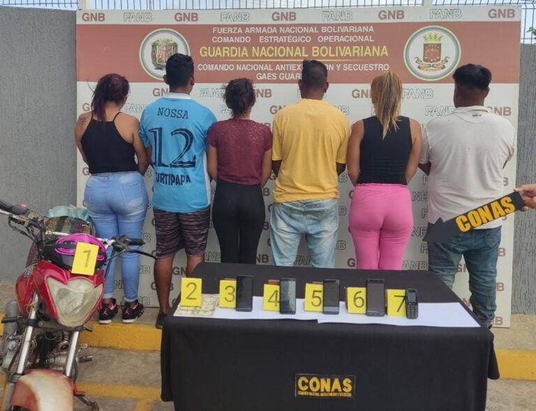En Valle de la Pascua/ GNB arrestan a 6 miembros del Tren del Llano