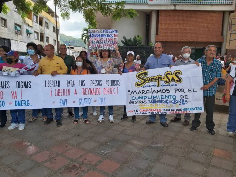 protesta sector salud guarico