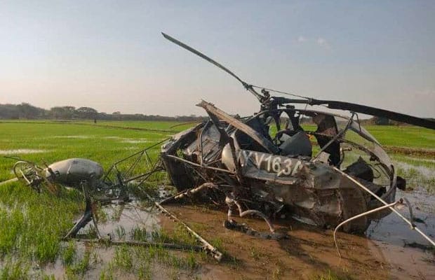 Esto es lo que se sabe del helicóptero caído en Calabozo