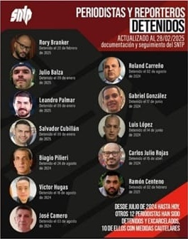 Exigen liberación de periodistas detenidos en Venezuela